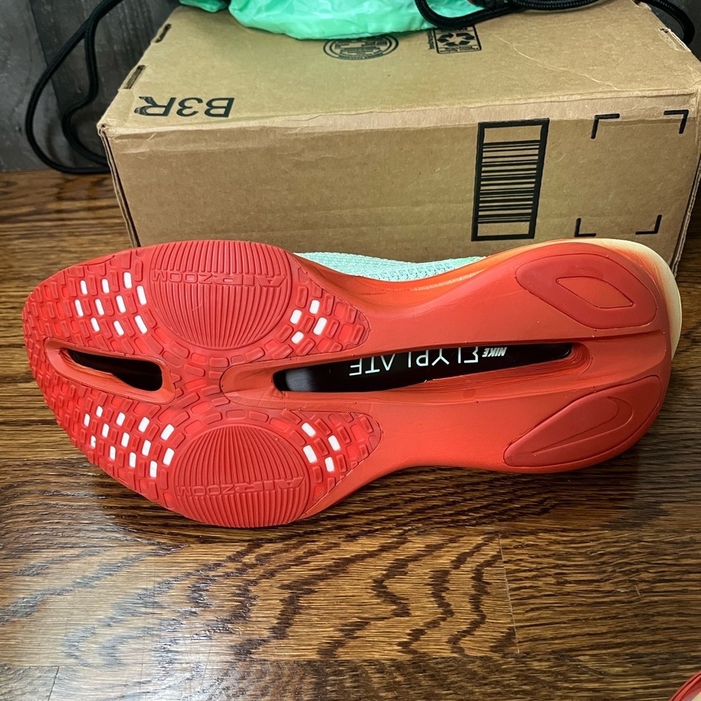 Nike Eliud Kipchoge x Air Zoom Alphafly Next% 3 Vapor Green Dragon Red Size